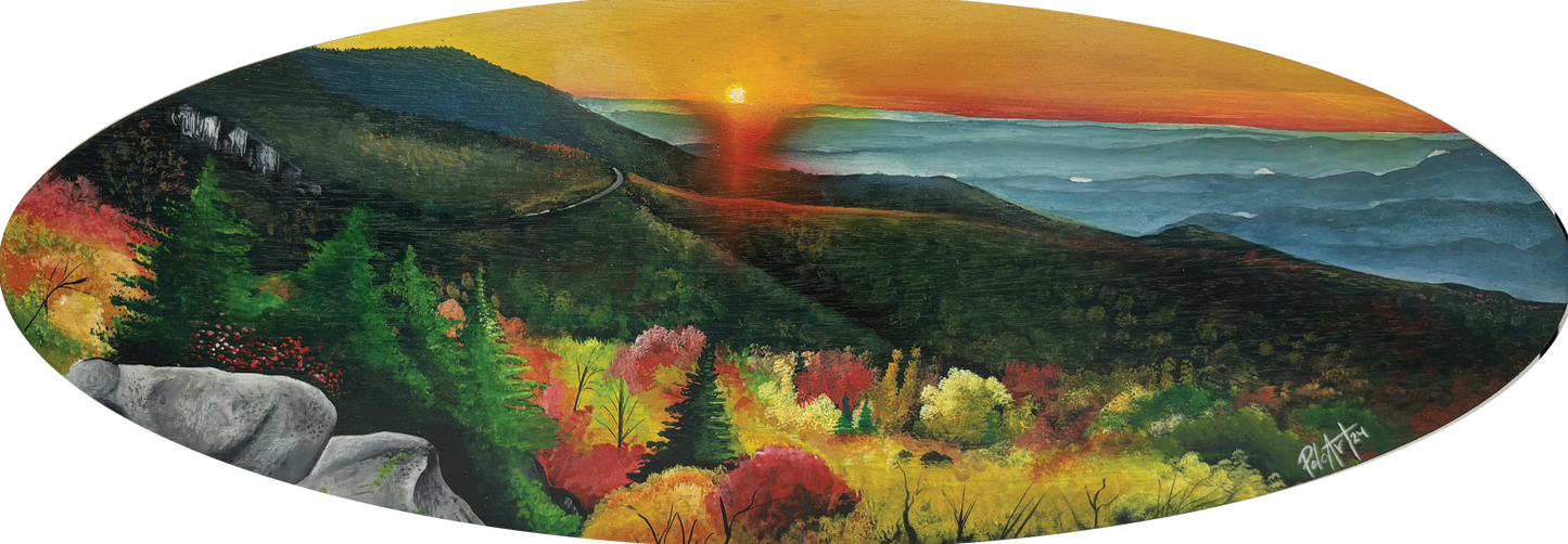Sunset on Tennessee Peaks