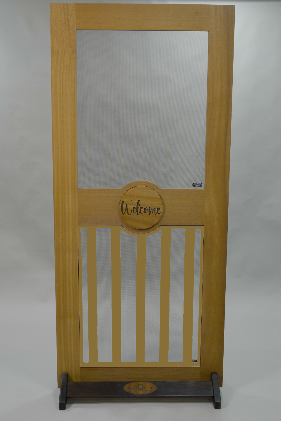 Round Deluxe Screen Door with Screens & Picket Panel