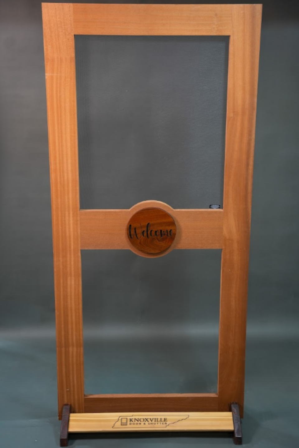 Round Deluxe Screen Door With Glass