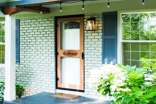 High-Quality Custom Wooden Doors for Homes with Personalized Stains and Engravings