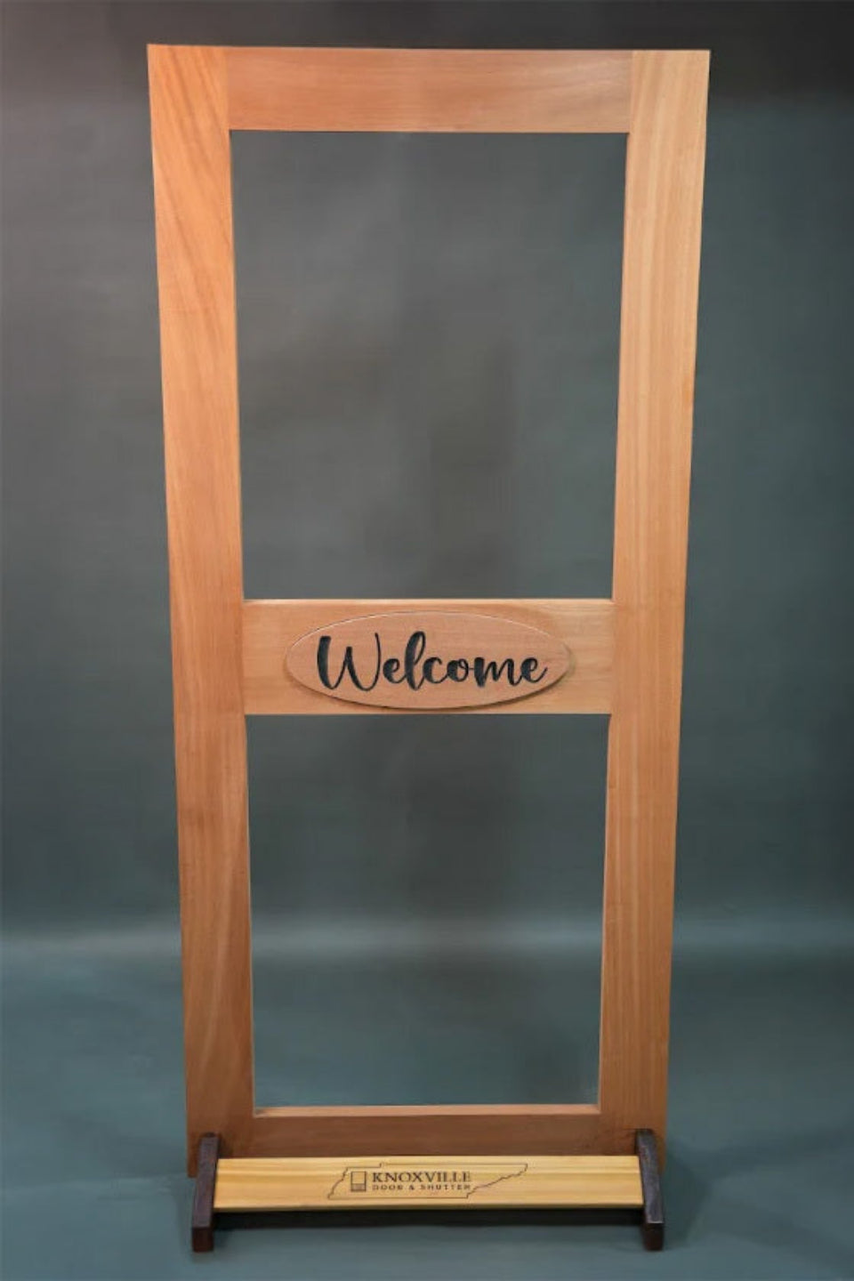 Oval Deluxe Screen Door With Glass