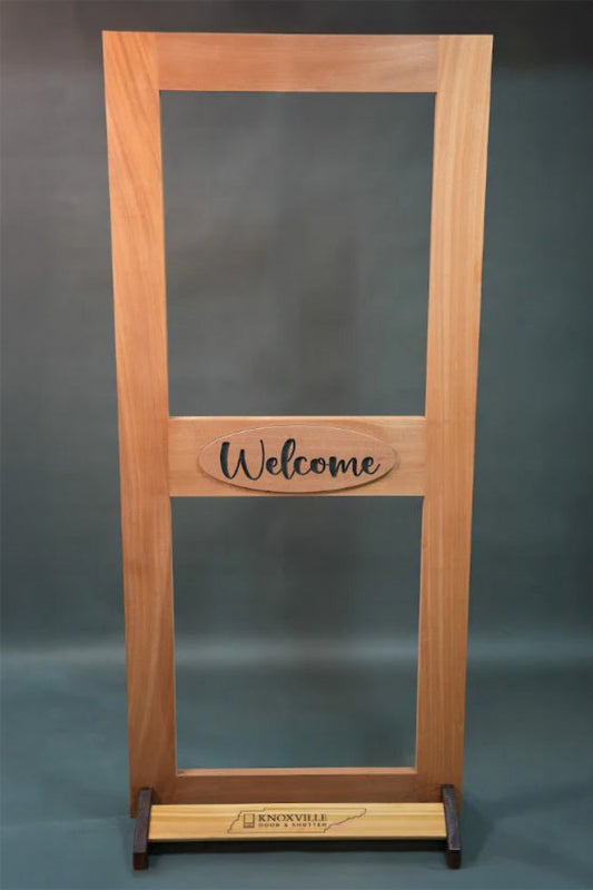 Oval Deluxe Screen Door With Glass