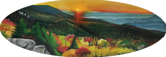 Sunset on Tennessee Peaks